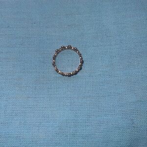 This is a real gold crown ring.